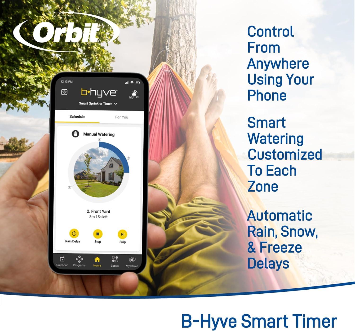 image:imageOrbit 50021 2Zone AllinOne Automatic Watering SystemSprinkler System