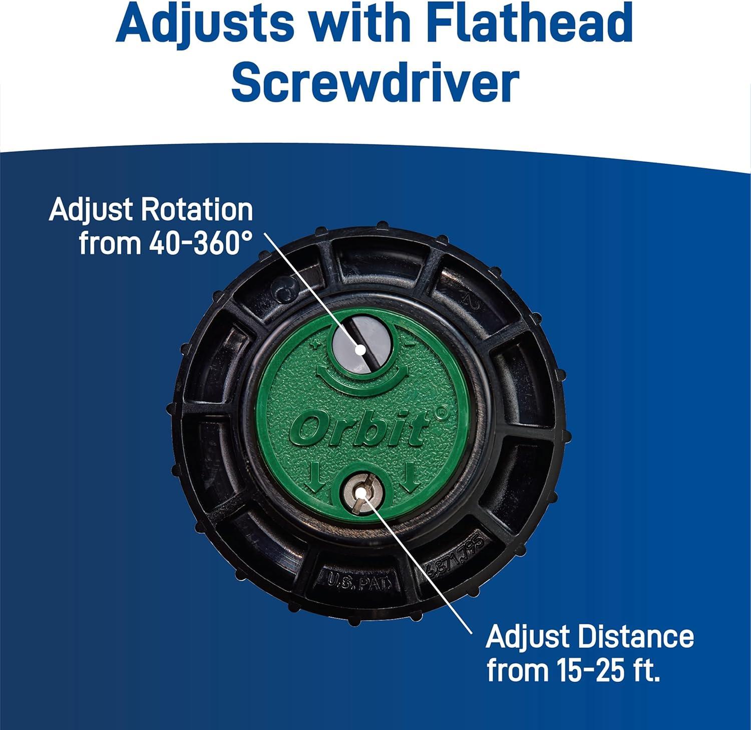 image:imageOrbit 55069 Saturn III GearDrive Rotor Water SprinklerHard Cap