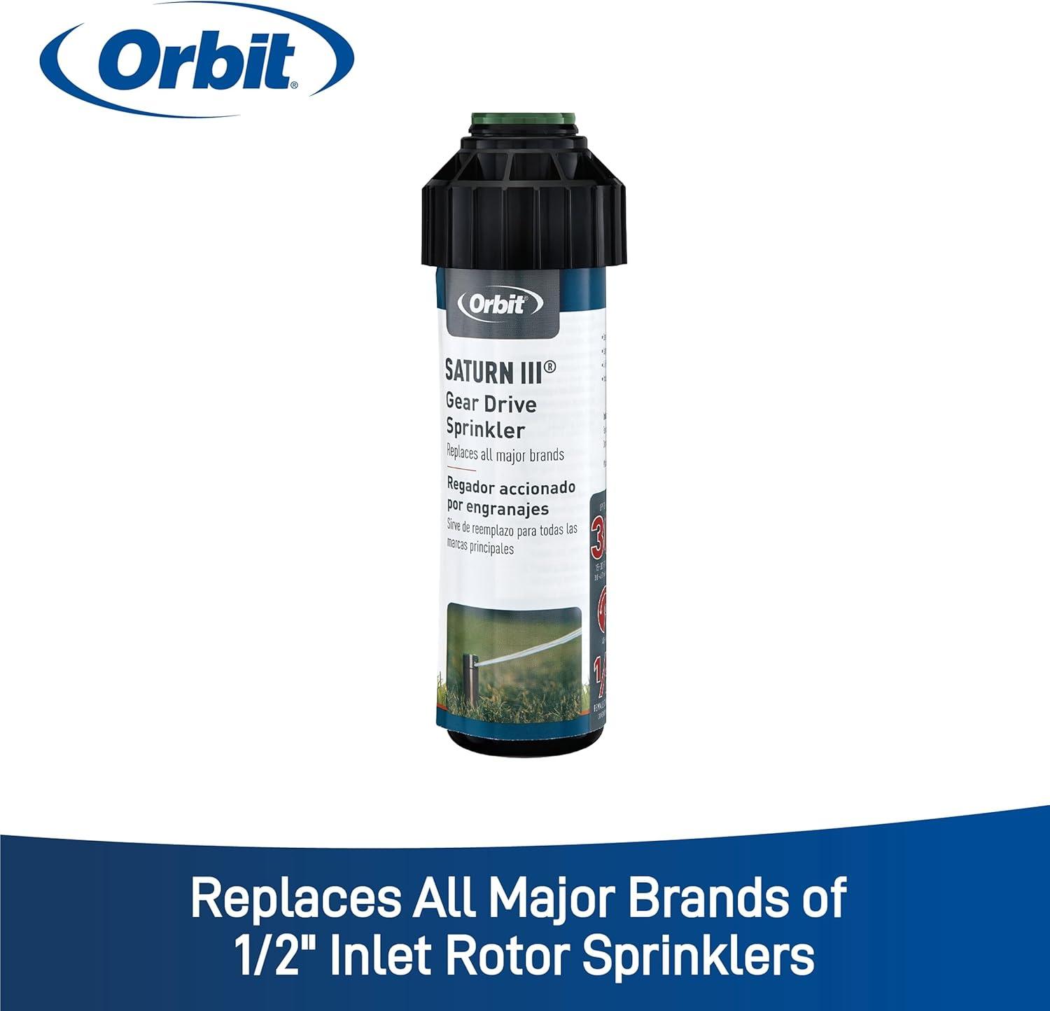 image:imageOrbit 55069 Saturn III GearDrive Rotor Water SprinklerHard Cap