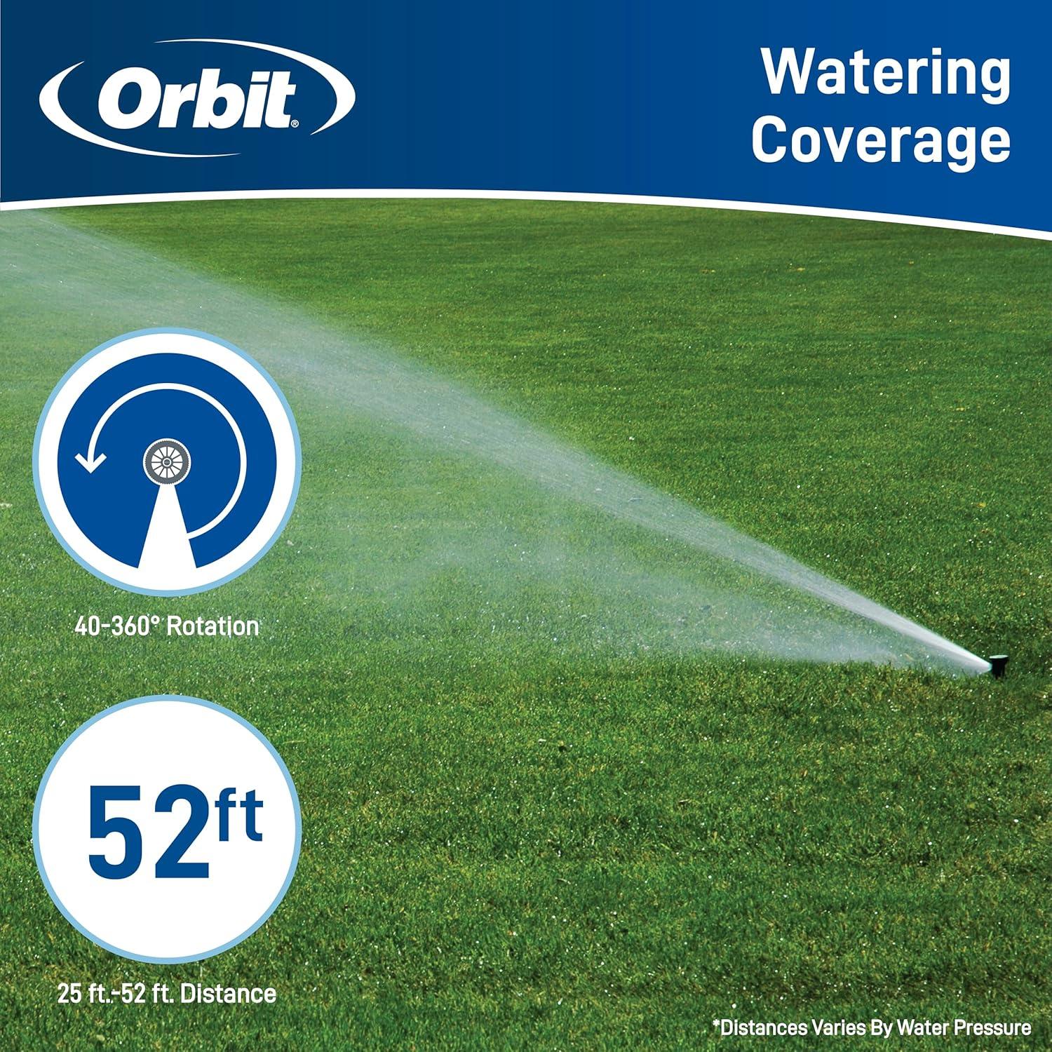image:imageOrbit 55461 Voyager Screw Top Gear Drive Rotor Water Sprinkler HeadSoft cap