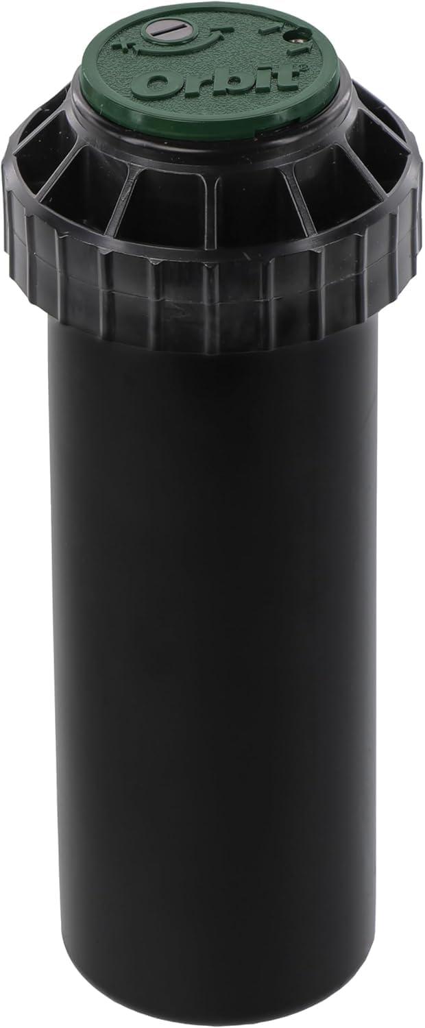 image:imageOrbit 55662 Voyager II Professional 4 Adjustable PopUp Gear Drive Rotor Sprinkler Spray Head 40 to 360 Pattern 25 52 Spray Distance Ten Bonus nozzles IncludedBlack6Pack