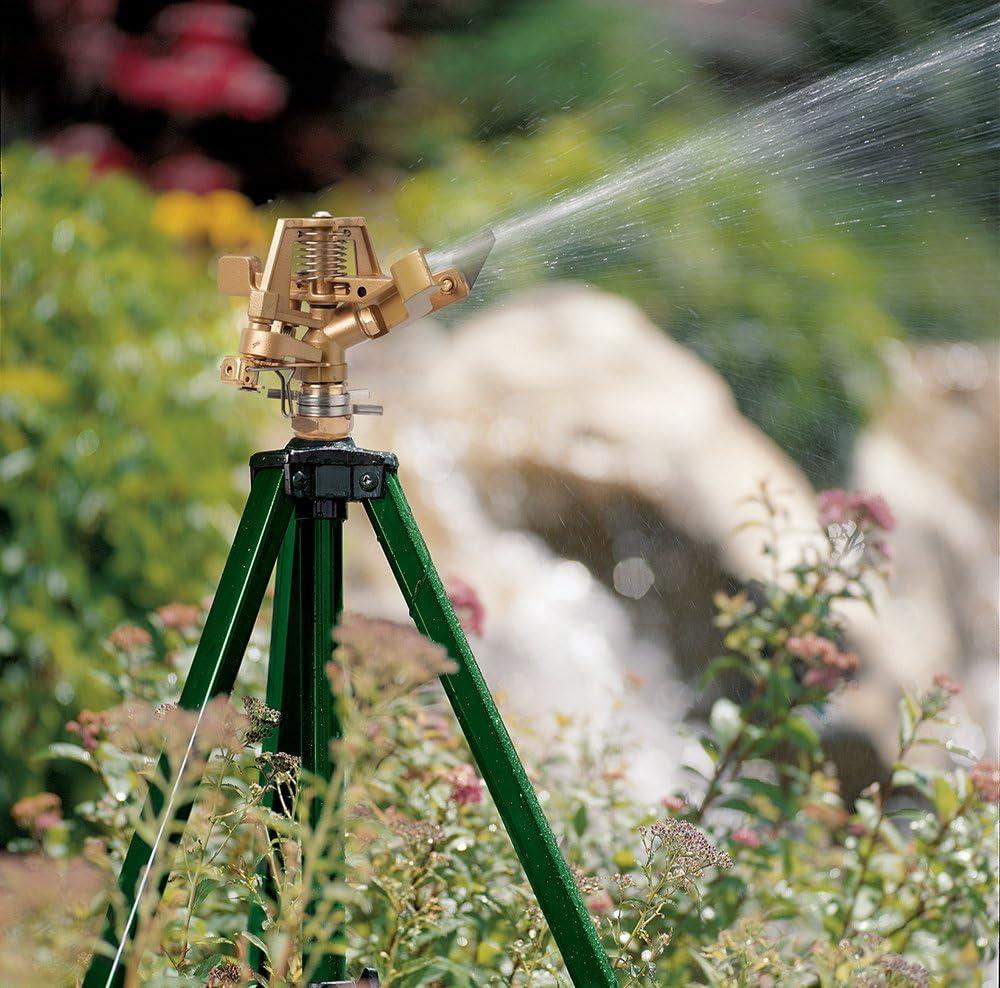 image:imageOrbit 56667Z Tripod Lawn Zinc Impact Sprinkler 360 Degree Rotating SprinklerZinc Impact Sprinkler