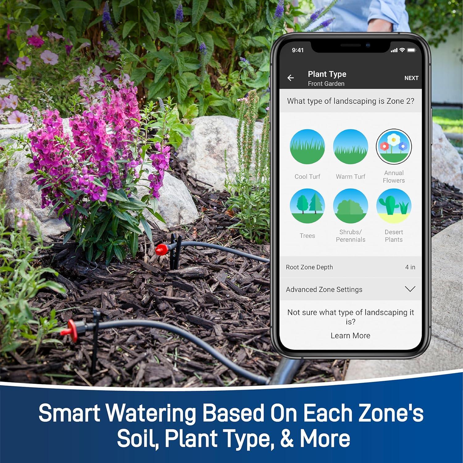image:imageOrbit 57925 Bhyve 8Zone Smart Indoor Sprinkler Controller4Zone