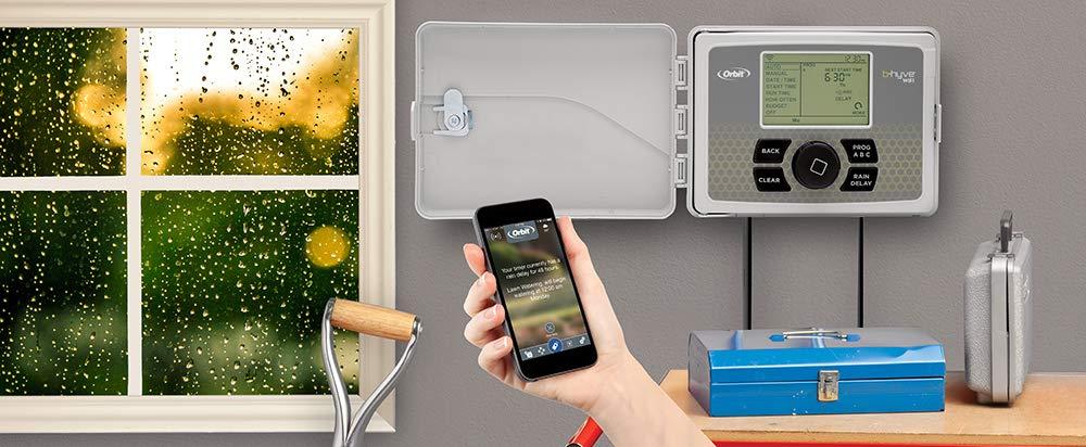 image:imageOrbit 57950 Bhyve 12Zone Smart IndoorOutdoor Sprinkler Controller6Zone