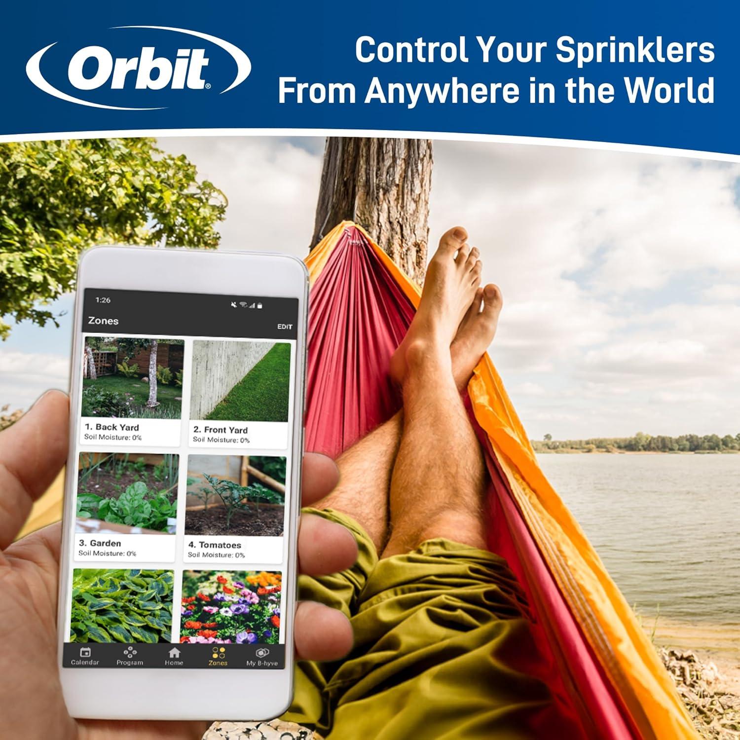 image:imageOrbit 57950 Bhyve 12Zone Smart IndoorOutdoor Sprinkler Controller6Zone