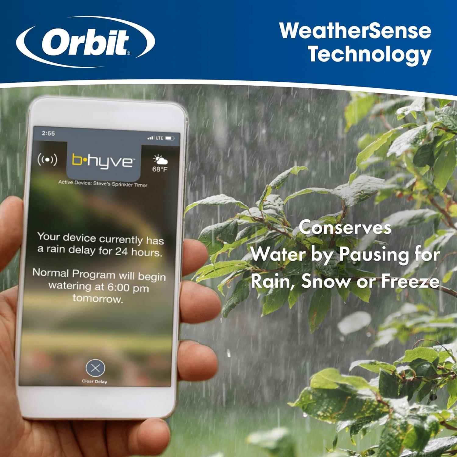 image:imageOrbit 57995 Bhyve XR 16Zone Smart IndoorOutdoor Sprinkler Controller8Zone