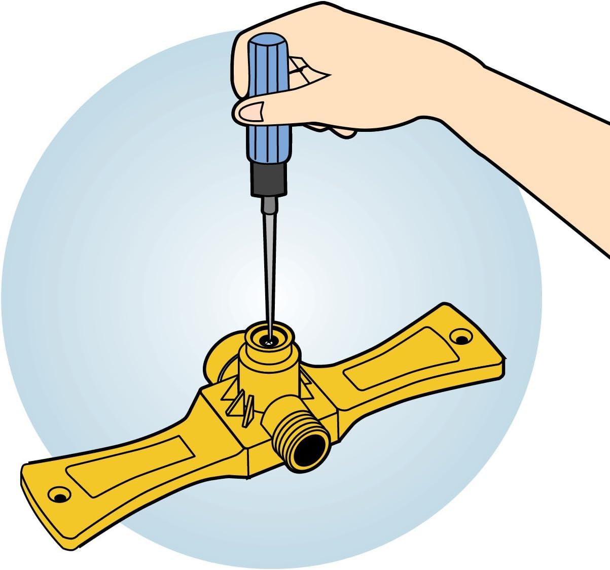 image:imageOrbit 58092N PortARain Hose Watering Sprinkler System Green
