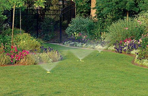 image:imageOrbit 58092N PortARain Hose Watering Sprinkler System Green