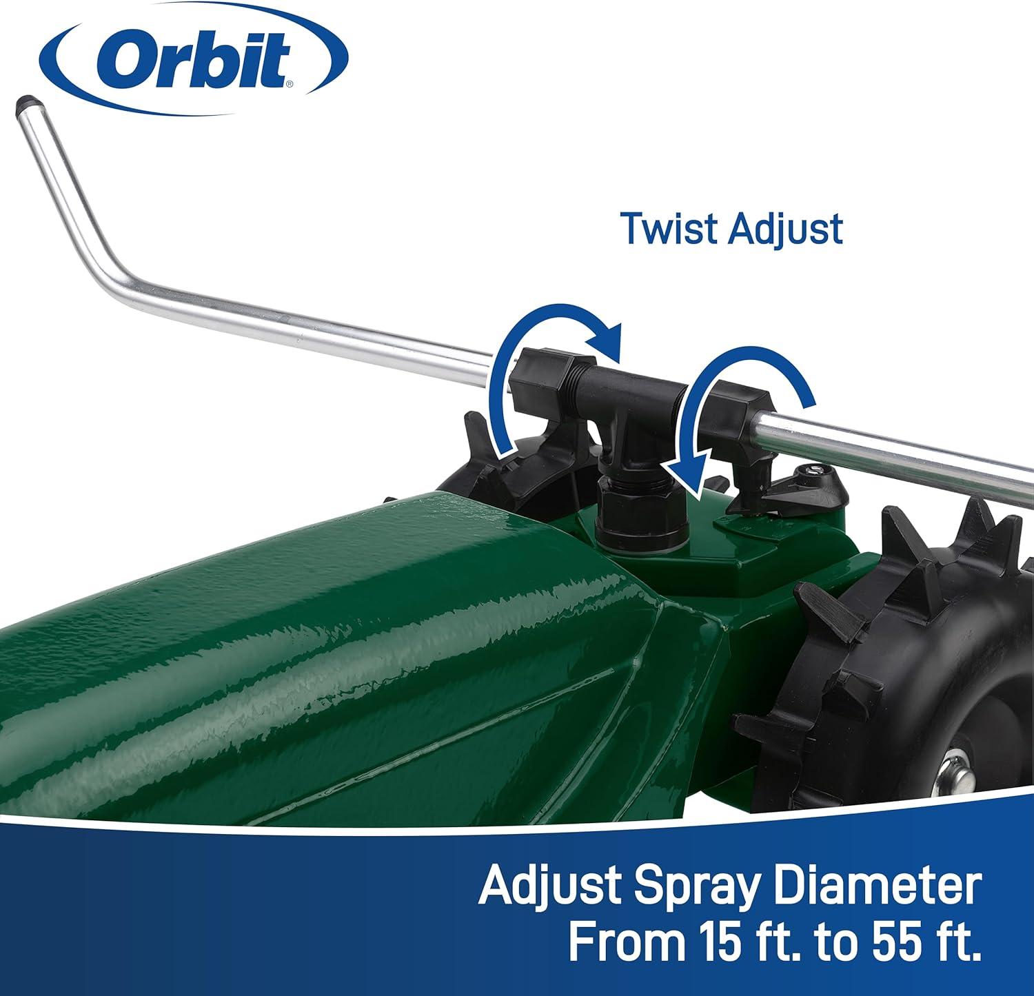 image:imageOrbit 58322 Traveling Tractor Water SprinklerTraveling Sprinkler
