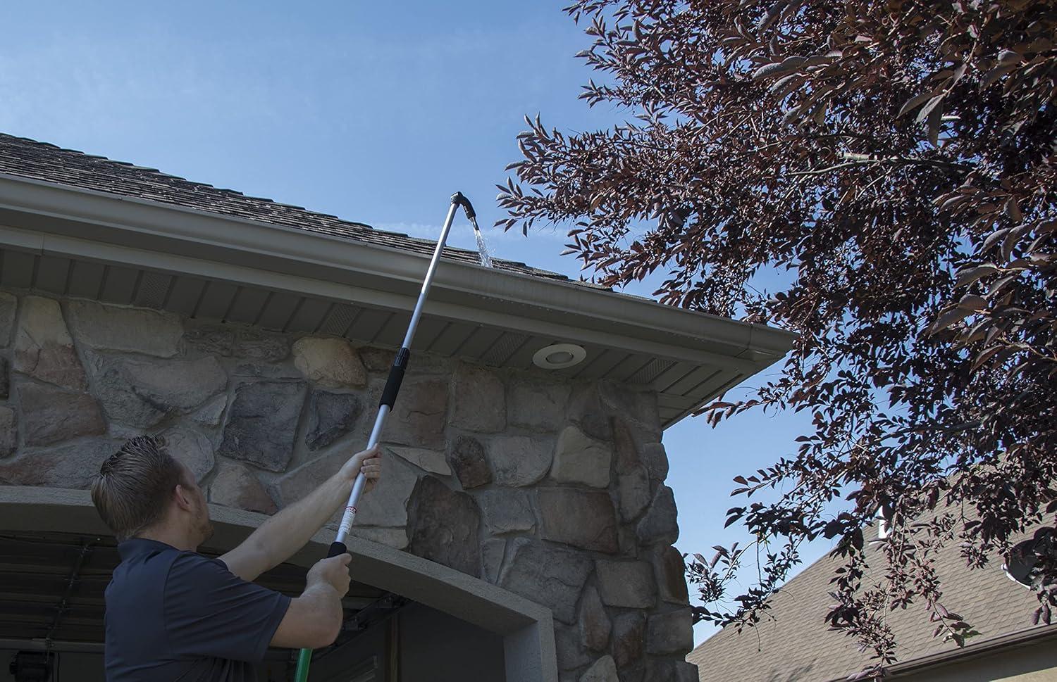 image:imageOrbit 58543 Telescoping Gutter Cleaning Wand SilverSilver