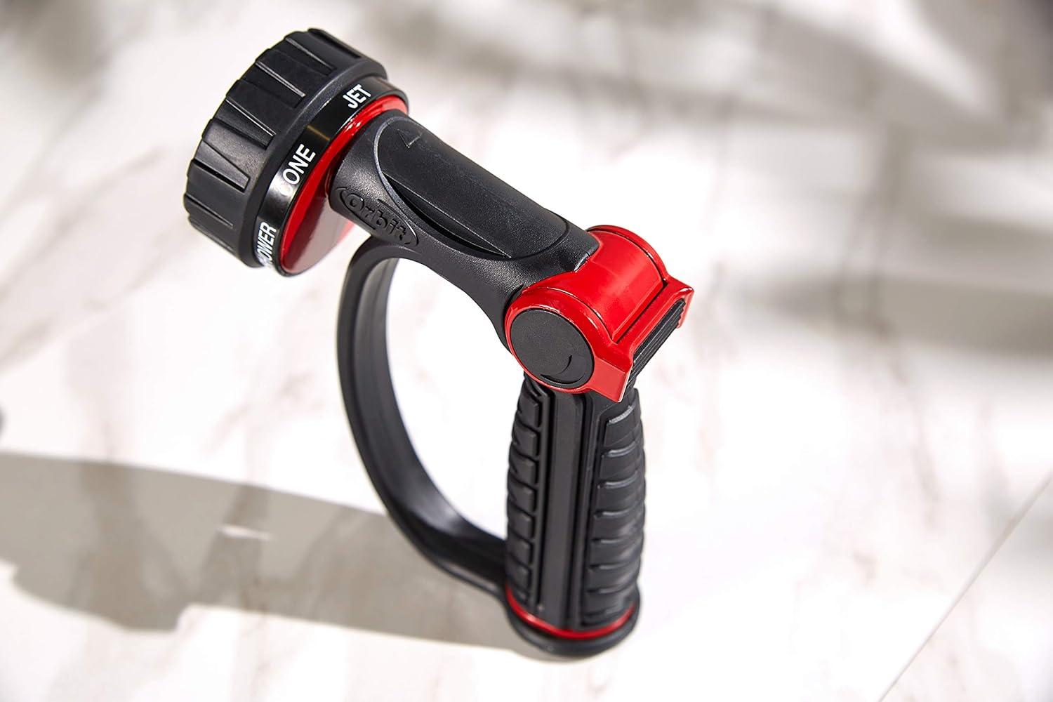image:imageOrbit 58984 Thumb Control DGrip Contractor Adjustable Pistol Brass Spray Nozzle black7Pattern