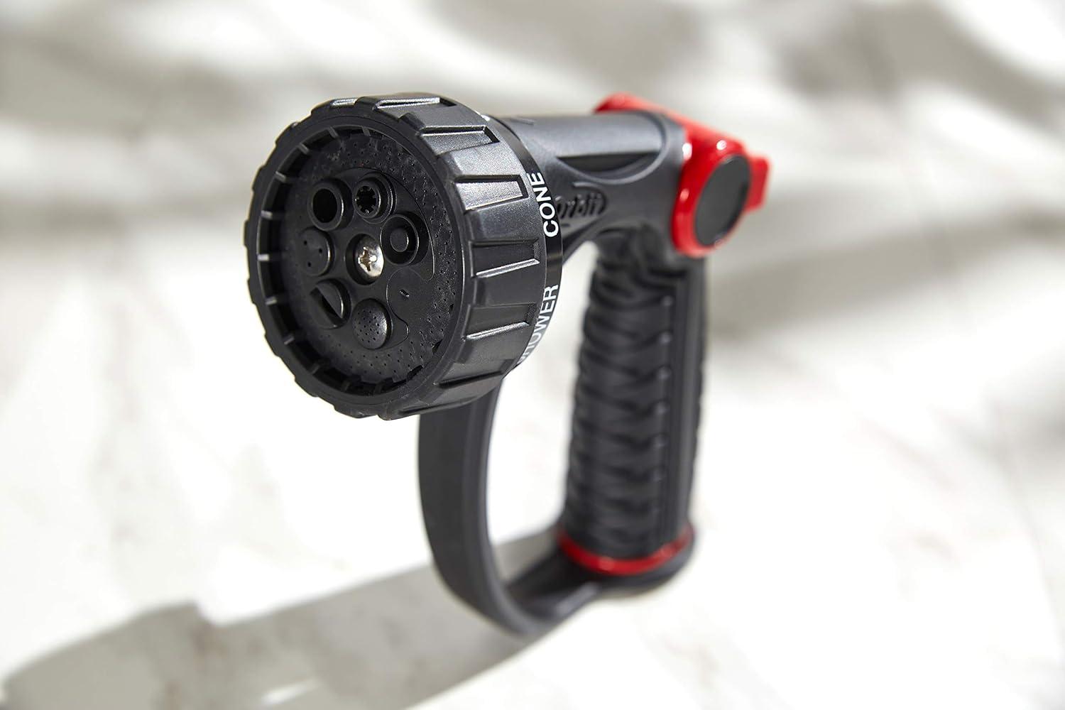 image:imageOrbit 58984 Thumb Control DGrip Contractor Adjustable Pistol Brass Spray Nozzle black7Pattern
