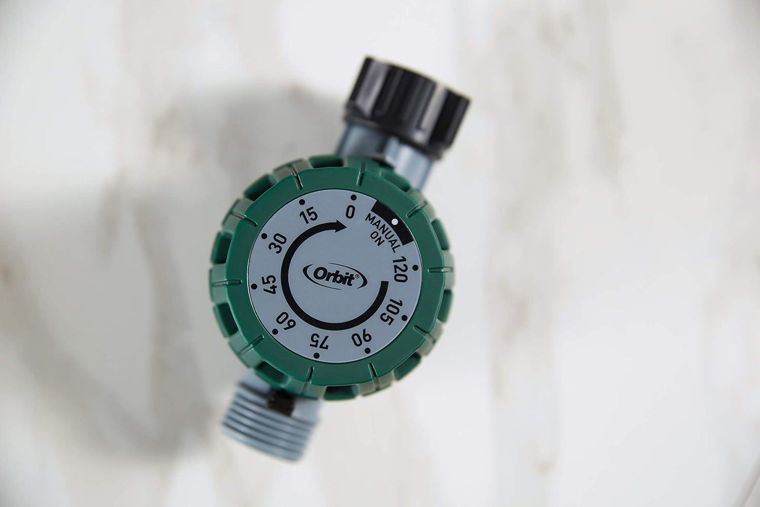 image:imageOrbit 62034 Mechanical Water Timer for Lawn and Garden WateringGreen