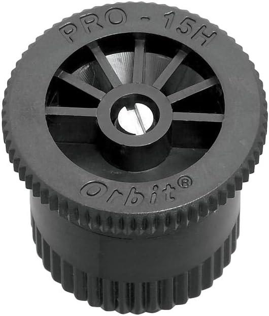 image:imageOrbit 80314 4inch Professional PressureRegulating PopUp Spray Head Sprinkler with 15Foot Brass Nozzle Half SprayHalf Pattern