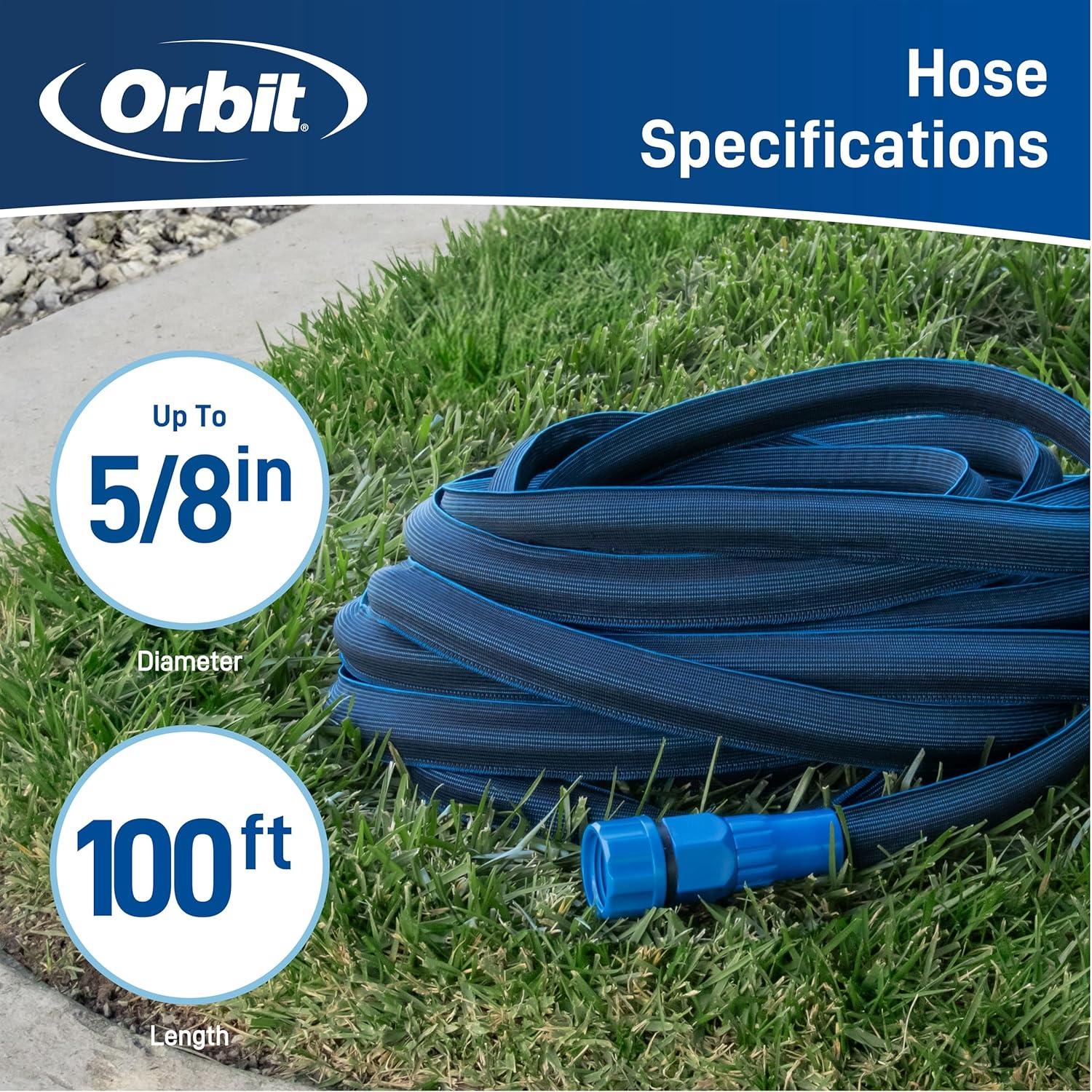 image:imageOrbit Aeroflex Expandable Garden Hose 100 Feet X 58 Inch