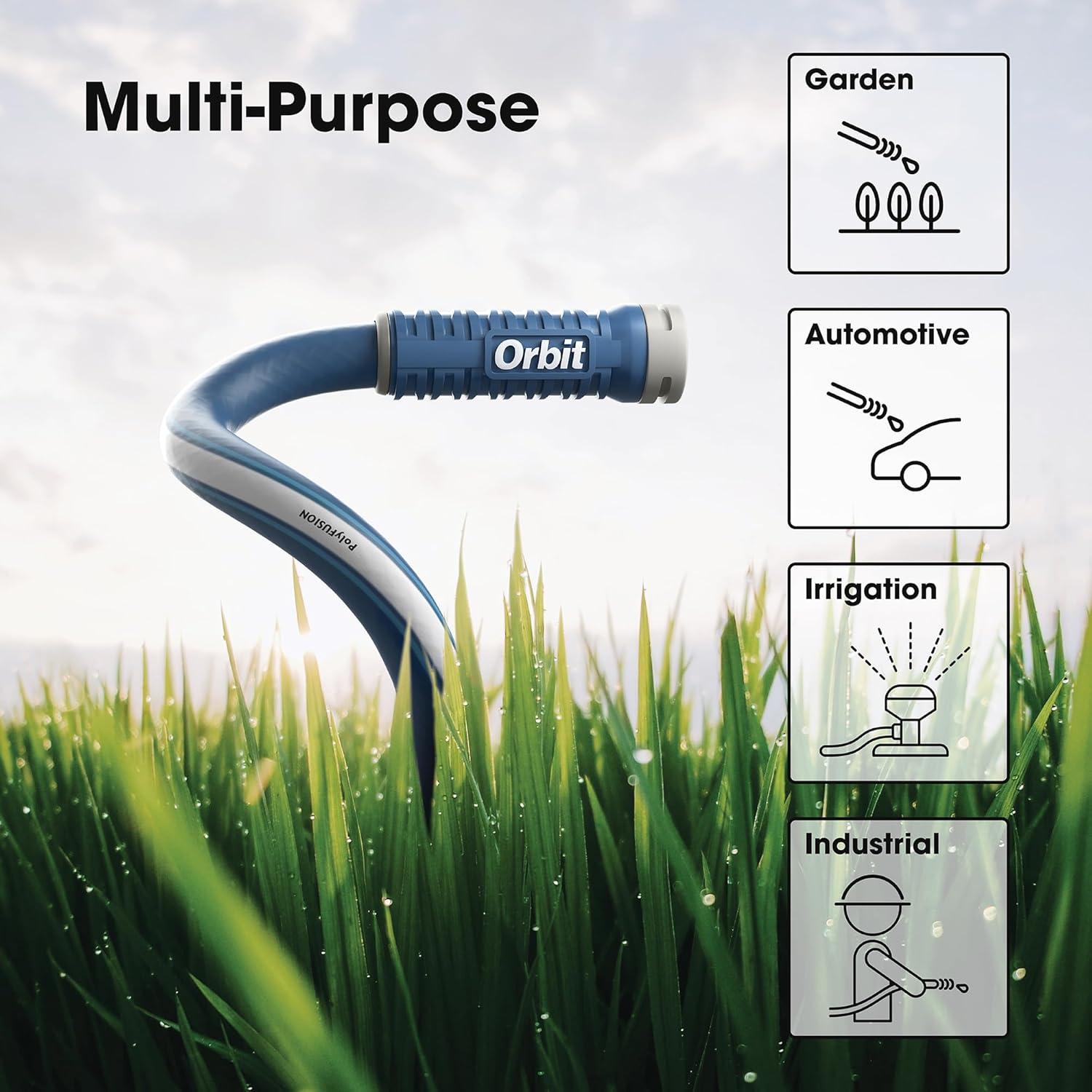 image:imageOrbit Pro ExoJacket Heavy Duty Water Hose 100Foot x 58InchPolyfusion