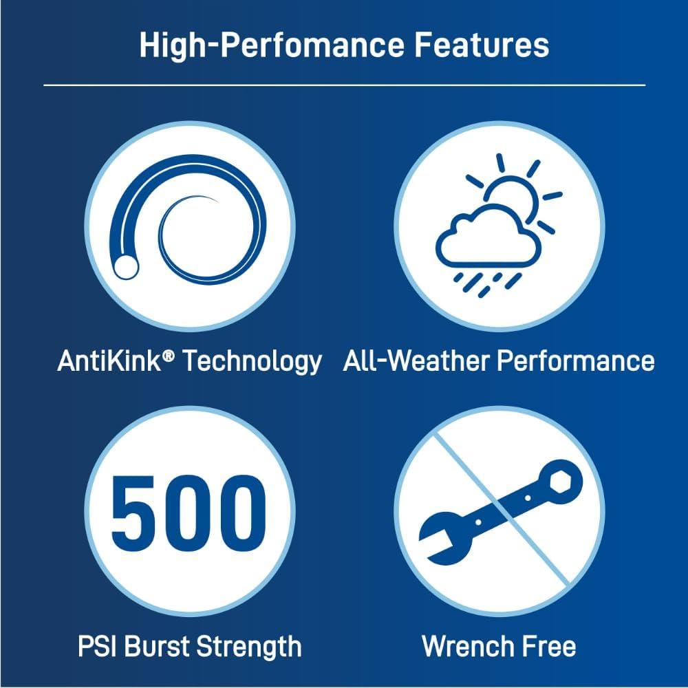 image:imageOrbit Pro ExoJacket Heavy Duty Water Hose 100Foot x 58InchPro Polyfusion