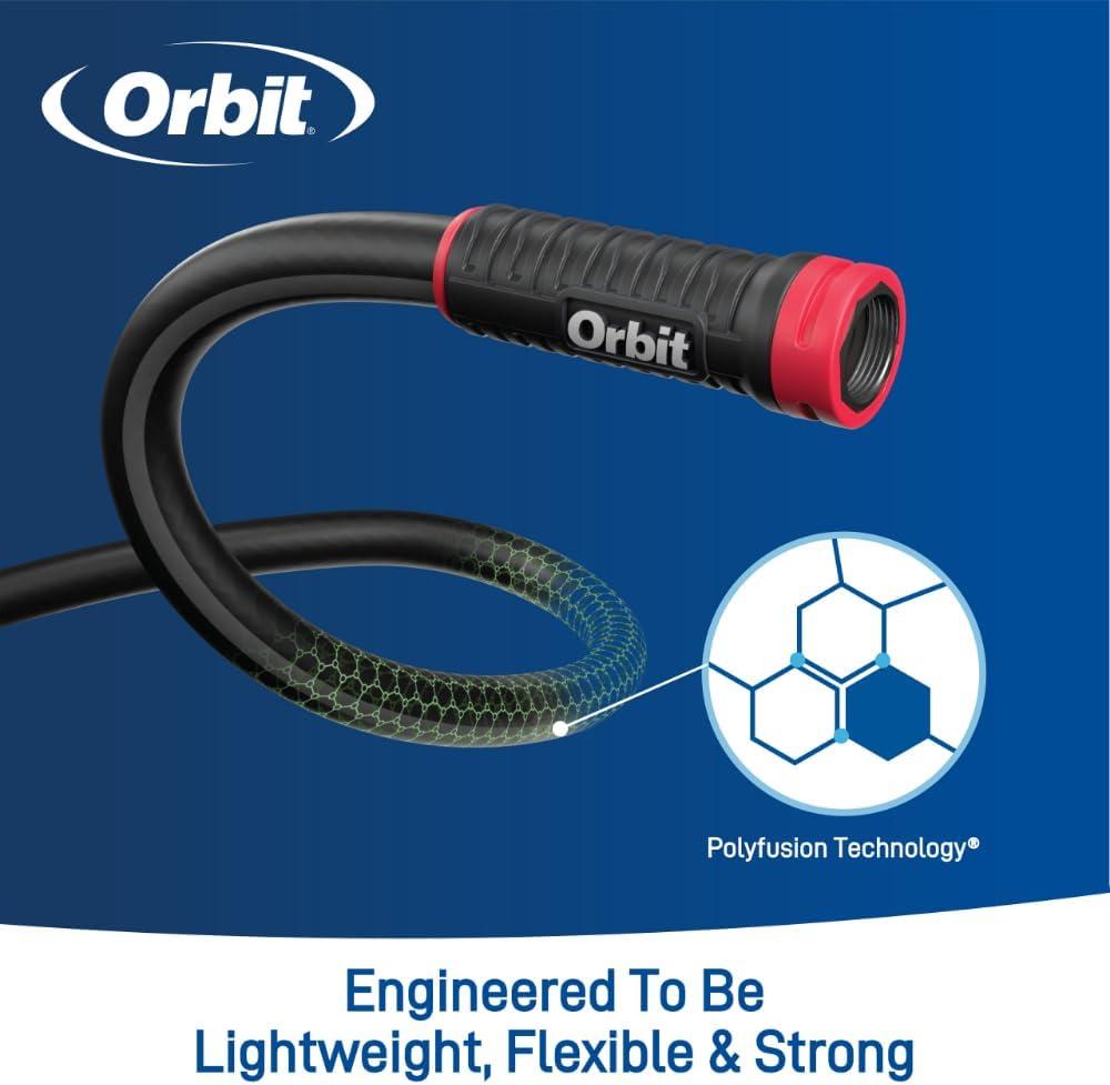 image:imageOrbit Pro ExoJacket Heavy Duty Water Hose 100Foot x 58InchPro Polyfusion