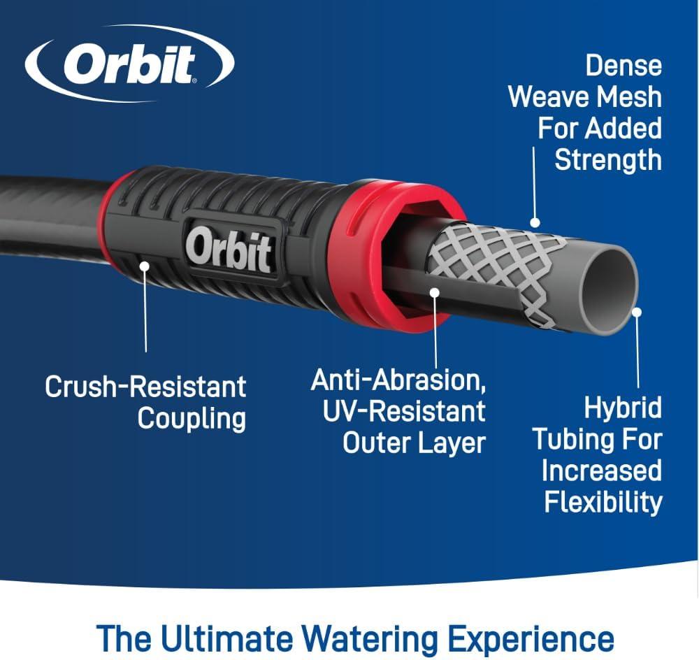 image:imageOrbit Pro ExoJacket Heavy Duty Water Hose 100Foot x 58InchPro Polyfusion