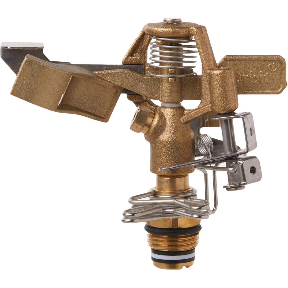image:imageOrbit 55032 12 BRS Sprinkler Head Connection Silver and Gold6Pack 12 Connection