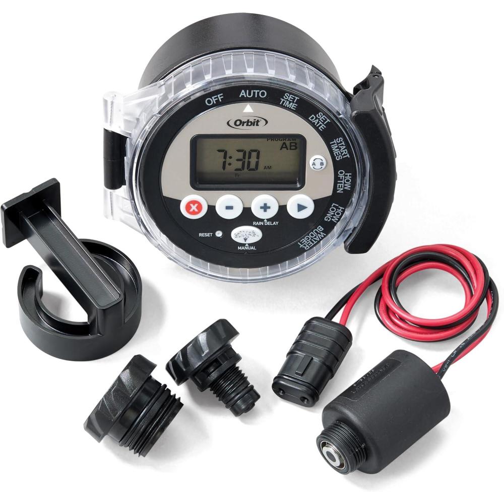 image:imageOrbit 57865 Outdoor BatteryPowered Water Sprinkler Controller1