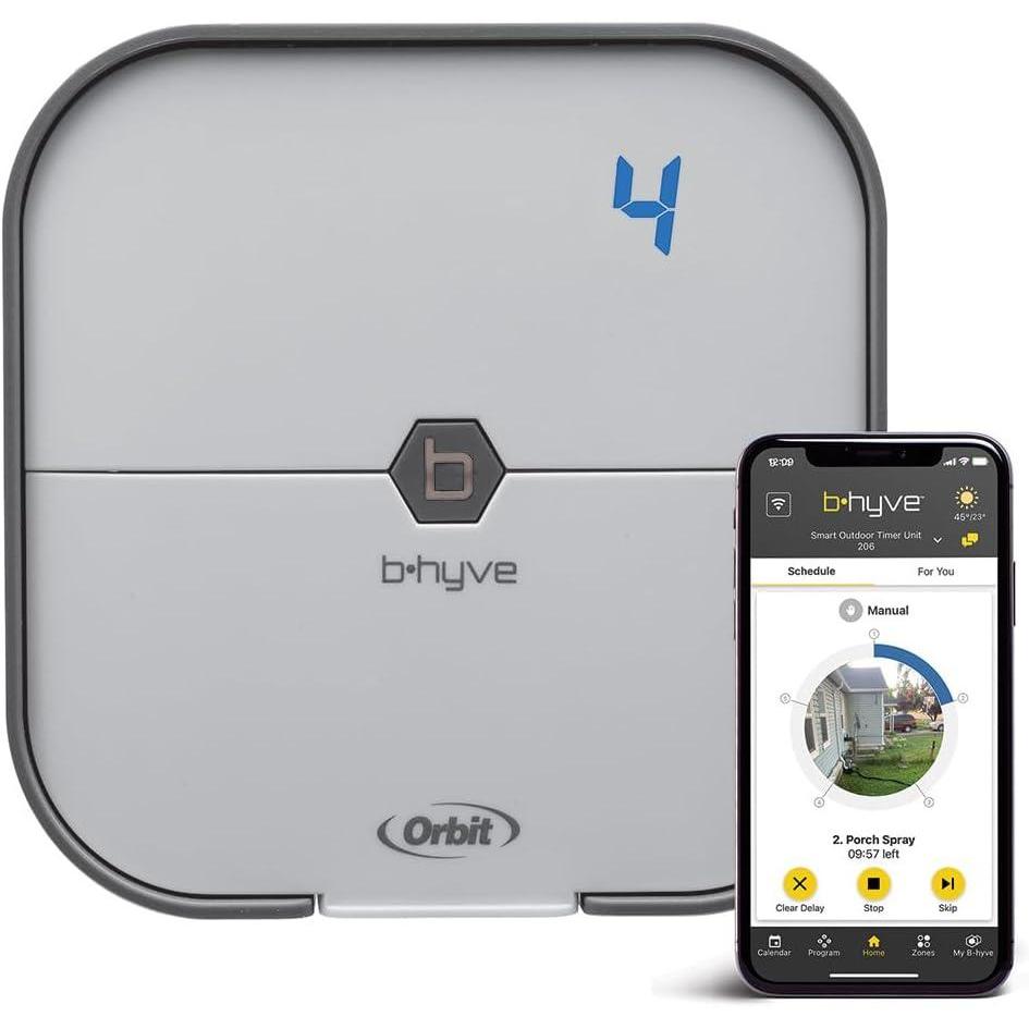 image:imageOrbit 57925 Bhyve 8Zone Smart Indoor Sprinkler Controller4Zone
