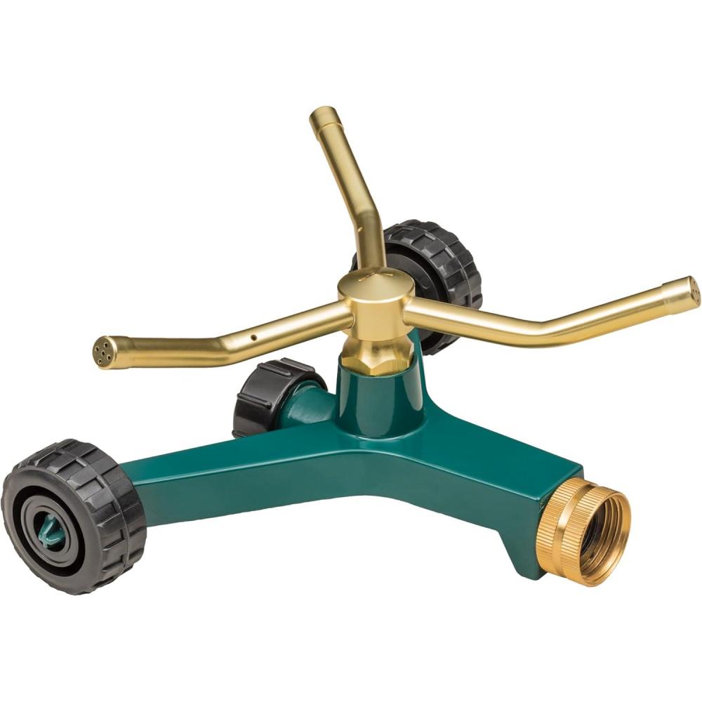 image:imageOrbit 58257N Lawn and Garden 3Arm Metal Sprinkler with Wheel Base3Arm Sprinkler