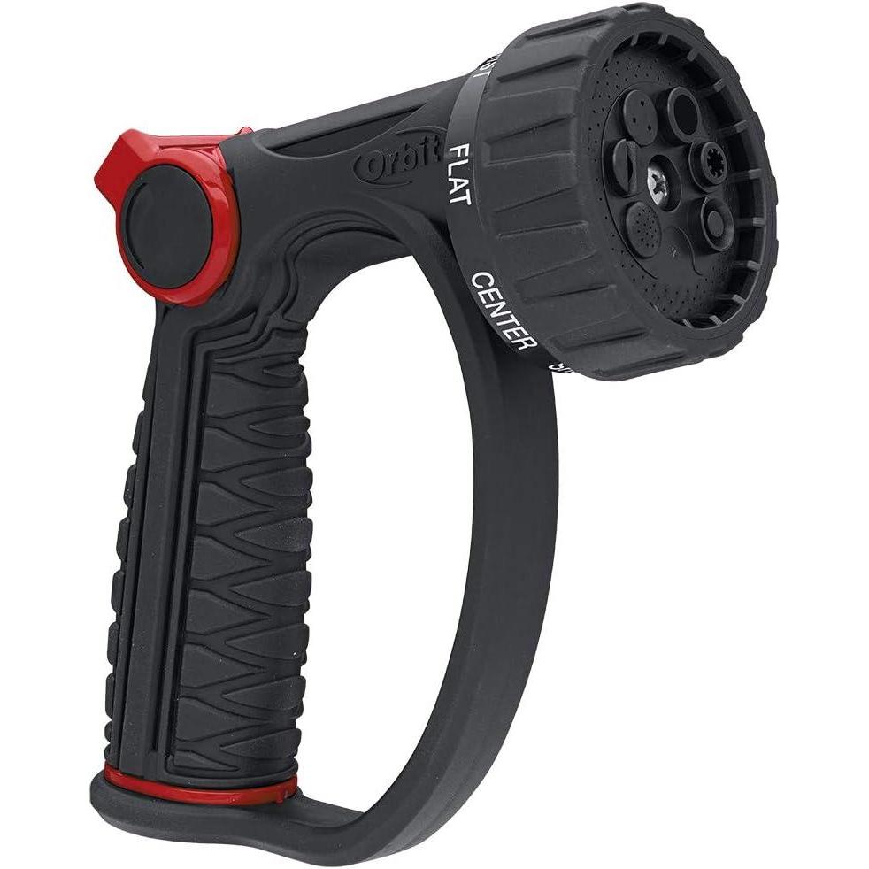 image:imageOrbit 58984 Thumb Control DGrip Contractor Adjustable Pistol Brass Spray Nozzle black7Pattern