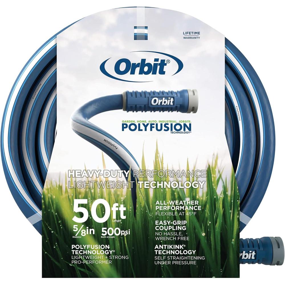 image:imageOrbit Pro ExoJacket Heavy Duty Water Hose 100Foot x 58InchPolyfusion