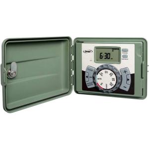 Orbit 57894 4-Station Outdoor Swing Panel Sprinkler System Timer(Green)