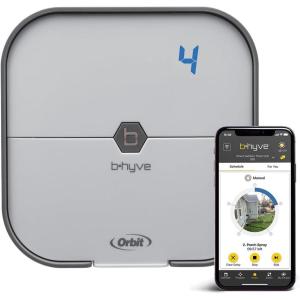 Orbit 57925 B-hyve 8-Zone Smart Indoor Sprinkler Controller(4-Zone)