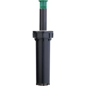 Orbit 80314 4-inch Professional Pressure-Regulating Pop-Up Spray Head Sprinkler with 15-Foot Brass Nozzle, Half Spray(Flush Cap)